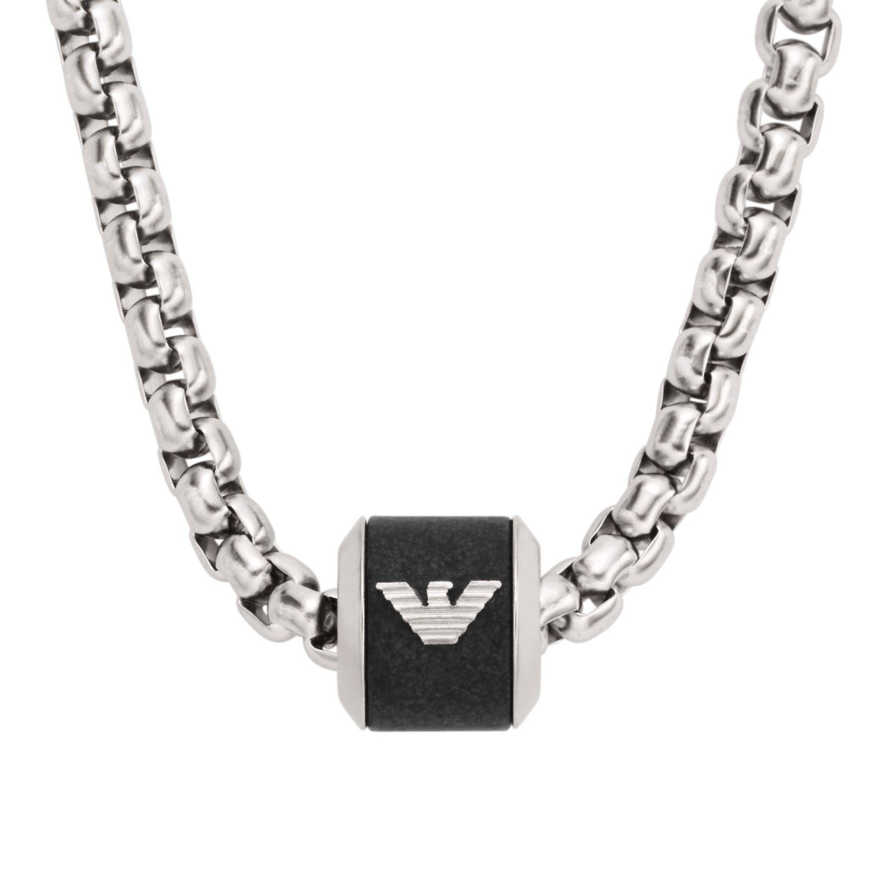 Emporio Armani collier EGS2910040 zilverkleurig