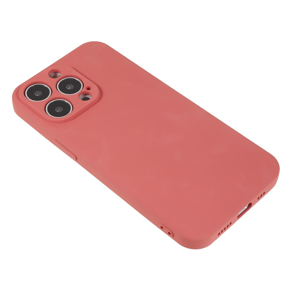 iPhone 13 Pro Gummi Case Hülle mit Kameraschutz - Korall Rot (Matt)
