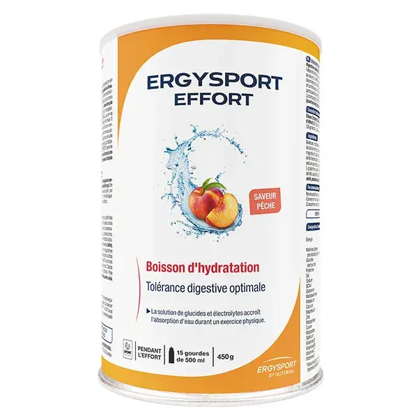 Nutergia Ergysport Effort Pêssego 450g