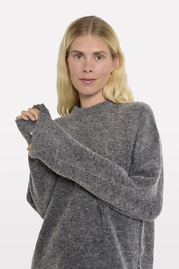 Envii ENADA LS KNIT 7216 Dark grey mel