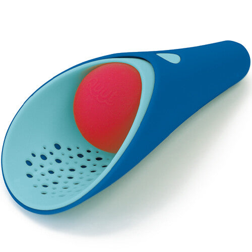 Quut schep met zeef en bal cuppi 3-in-1 - blauw