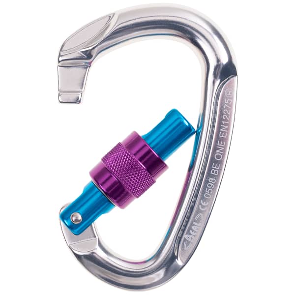 Mousqueton escalade BEAL BE ONE SCREW FUSCHIA
