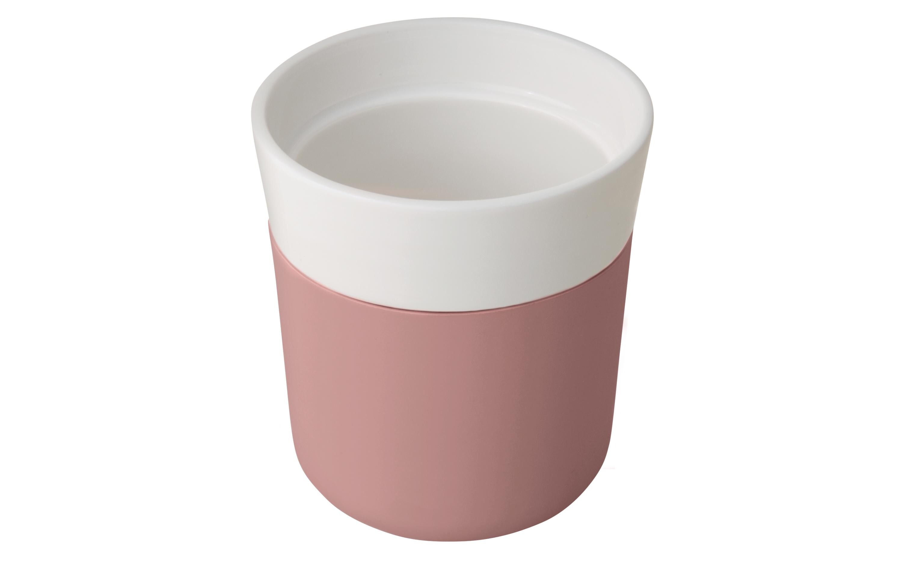 Thermobecher Leo Line 250 ml, Rosa/PinkReisetasse aus Porzellan 0.25L