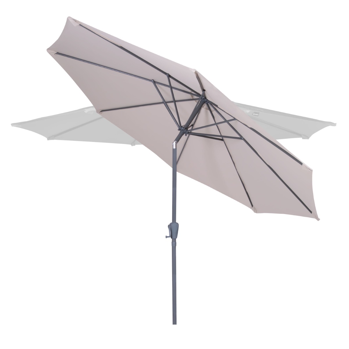 VONROC Recanati Ø300 cm Premium stokparasol - Beige