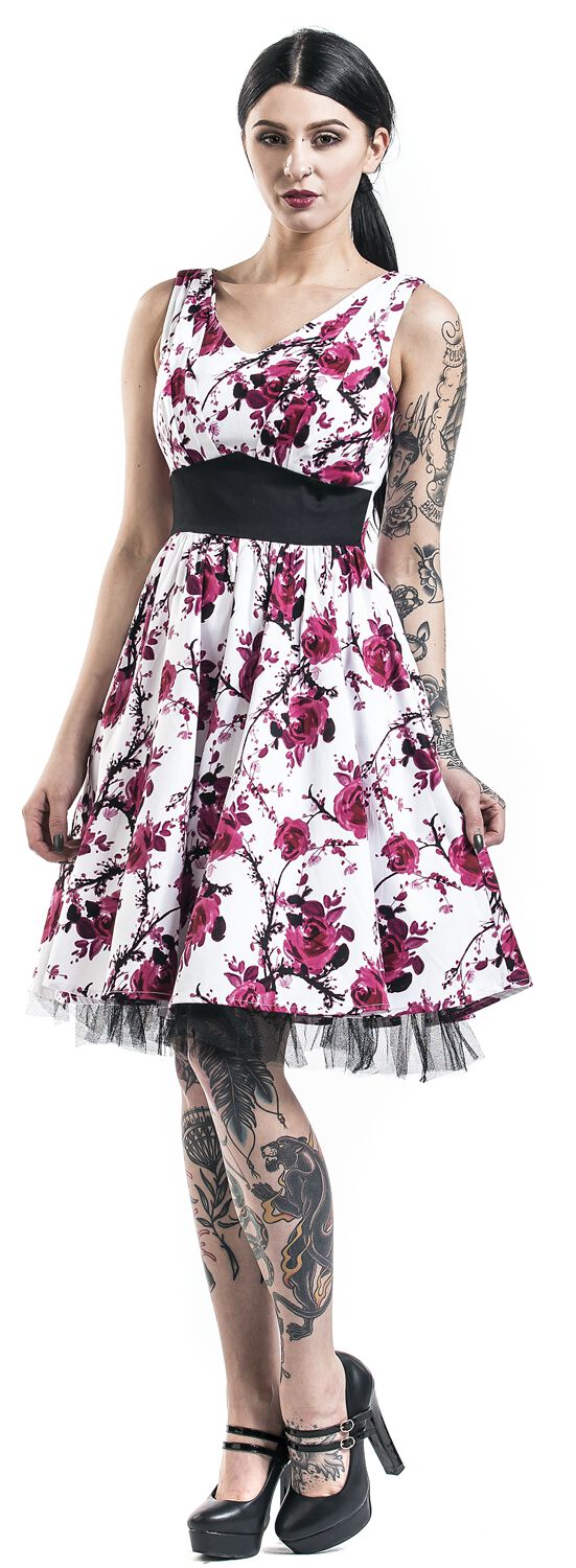 Robe Pink Floral | H&R London Robe mi-longue