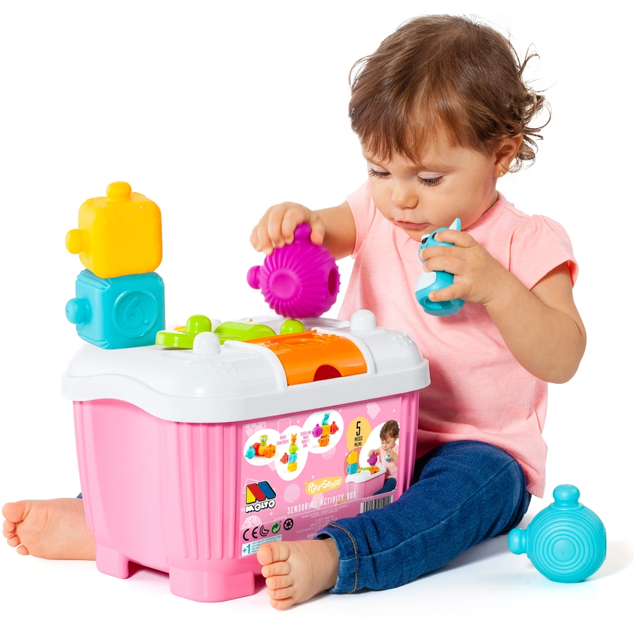 MOLTO Activity Box mit Zubehör 5 - teilig pink