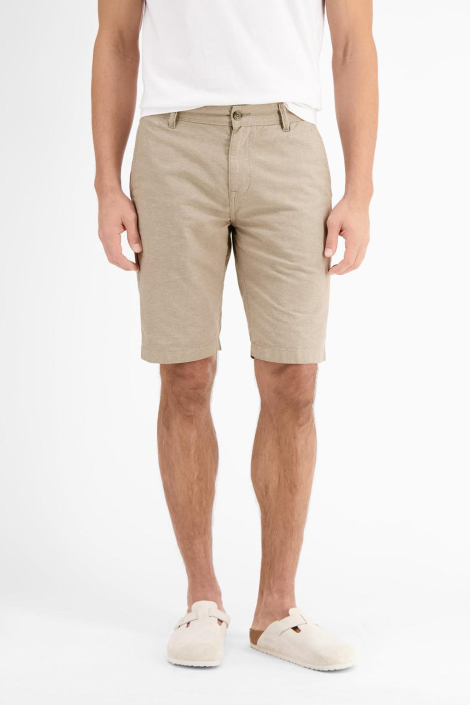 Lerros beige heren korte broek