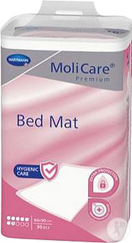 Hartmann MoliCare Bed Mat 7D 60x90cm Avec Rabats 30 Pièces