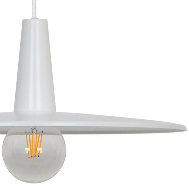 Suspension Hibonit E27 IP20 blanc 45cm