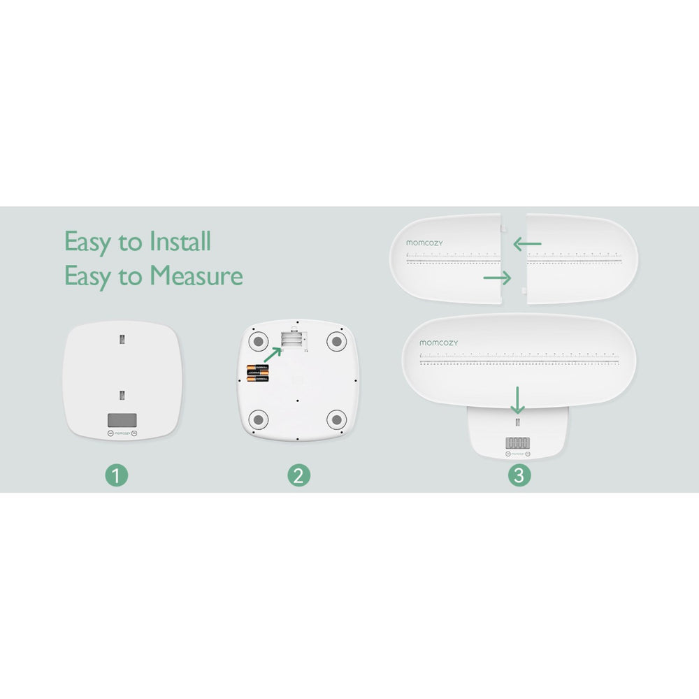 Køb Momcozy Multi-Function Baby Vægt - Vægt- og Højdemåler