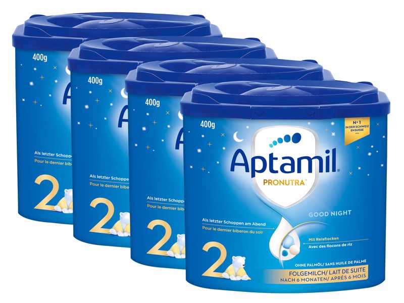 Aptamil Folgemilch Pronutra Good Night 4x 400 g Babyfolgemilch für die Nacht
