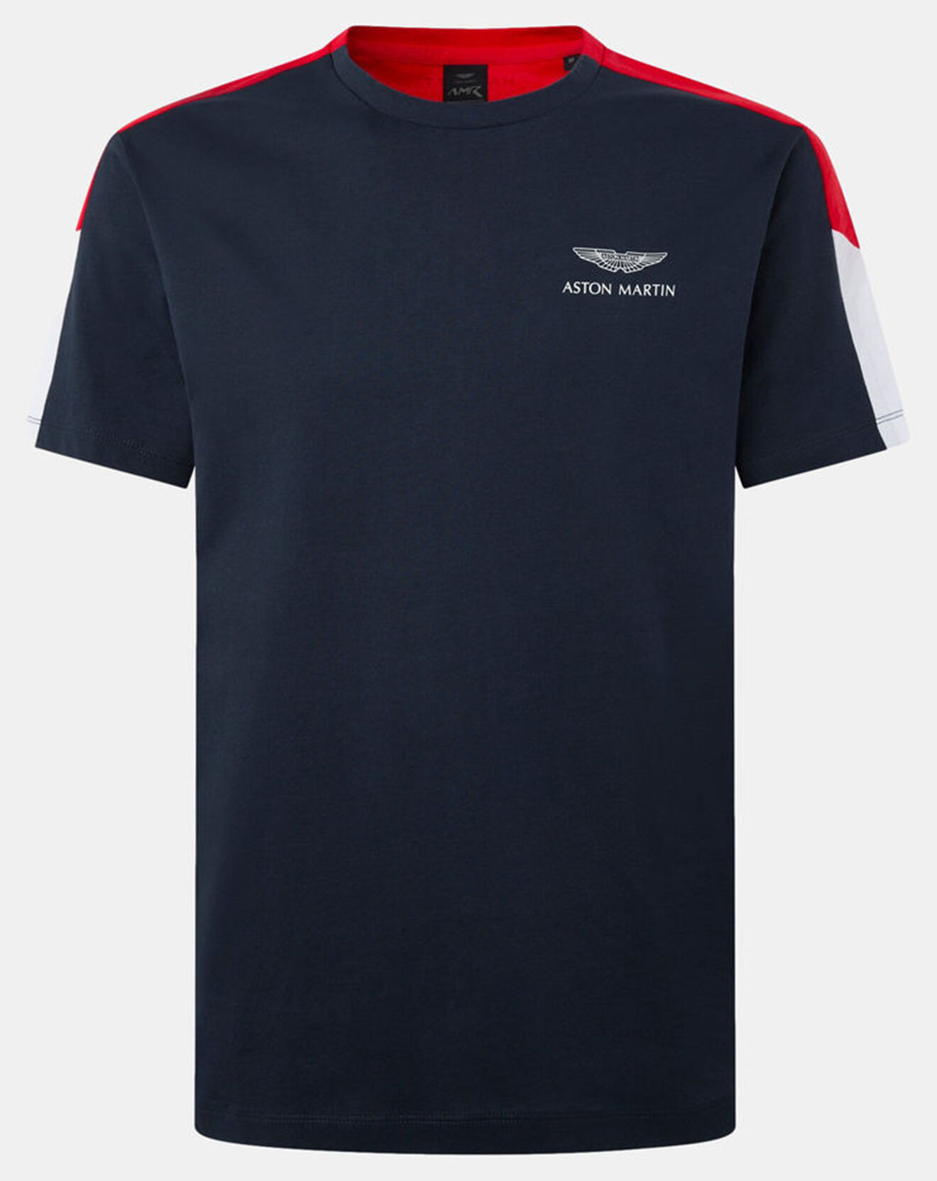 Hackett London T-Shirt Bicolore Aston Martin Racing bleu/rouge