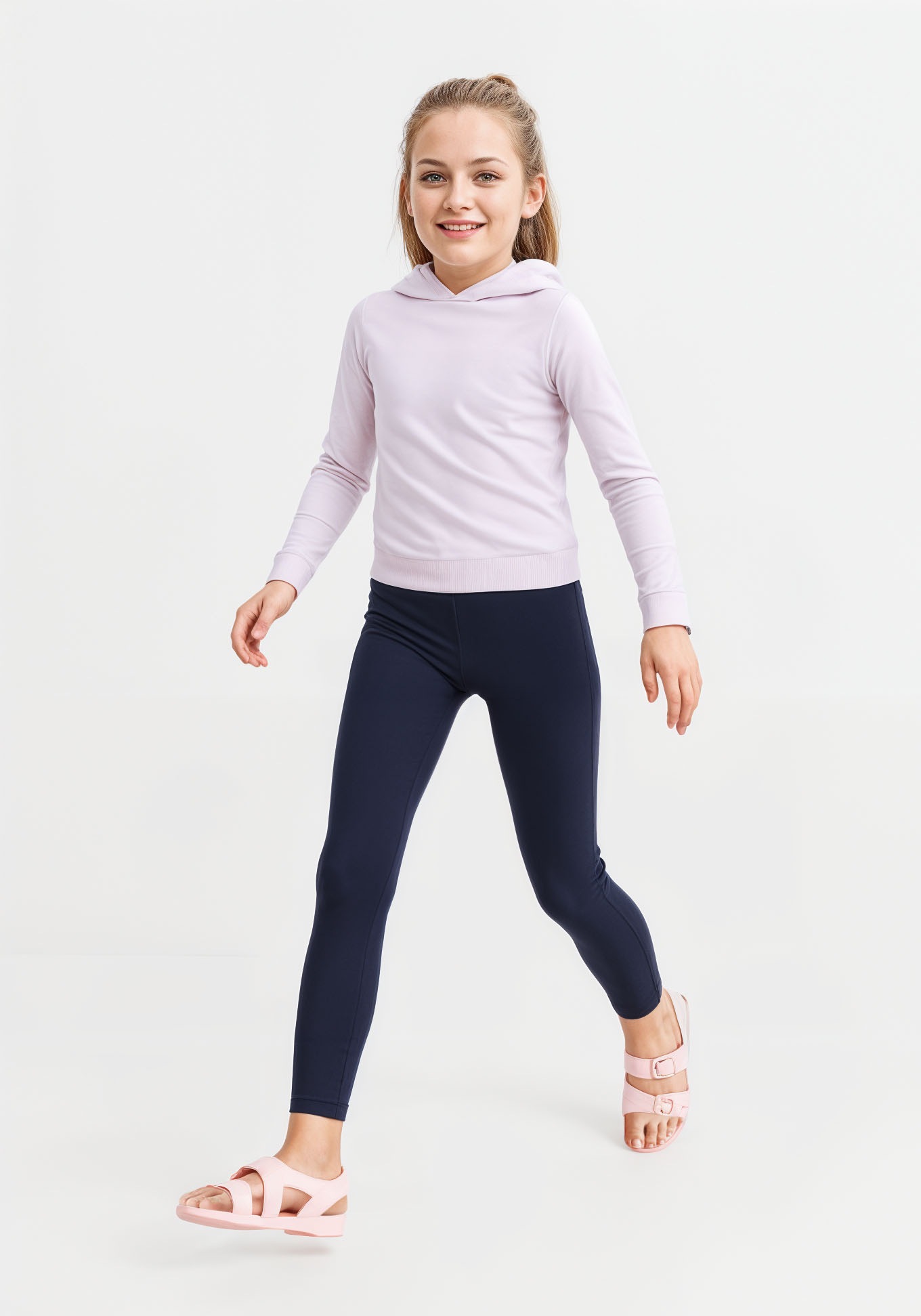 happy girls Leggings  in Basic-Form
