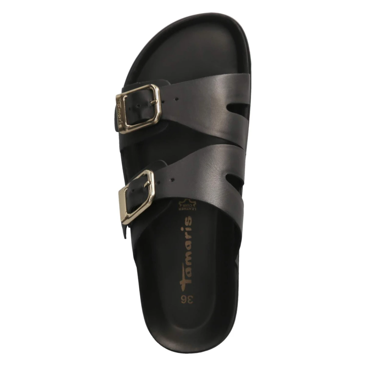 TamarisPantoletten - BLACK LEATHER