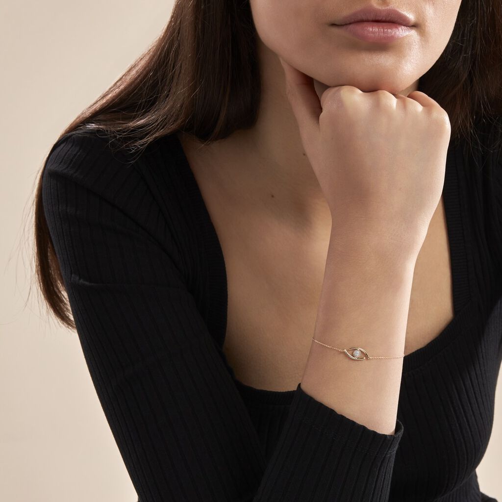 Bracelet Irlana Or Jaune Diamant