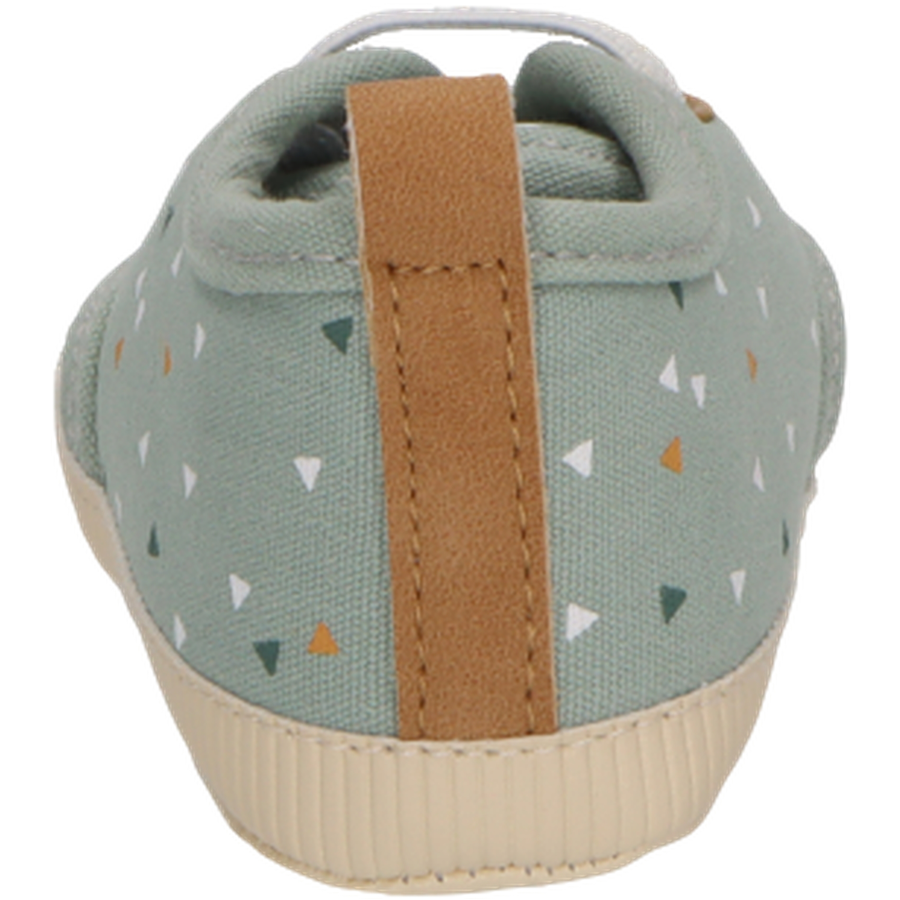 Sterntaler Babyschuh Muster steingrün