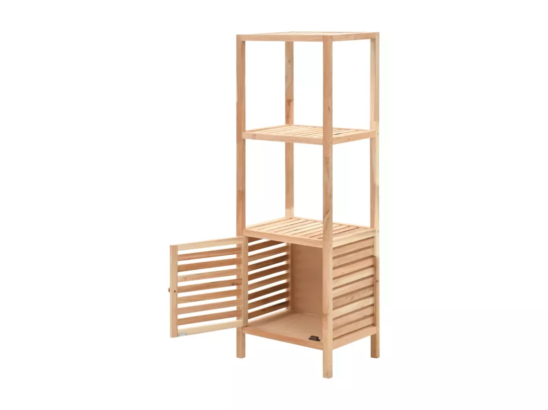 Armoire de salle de bain Bois de noyer 39,5x35,5x123 cm