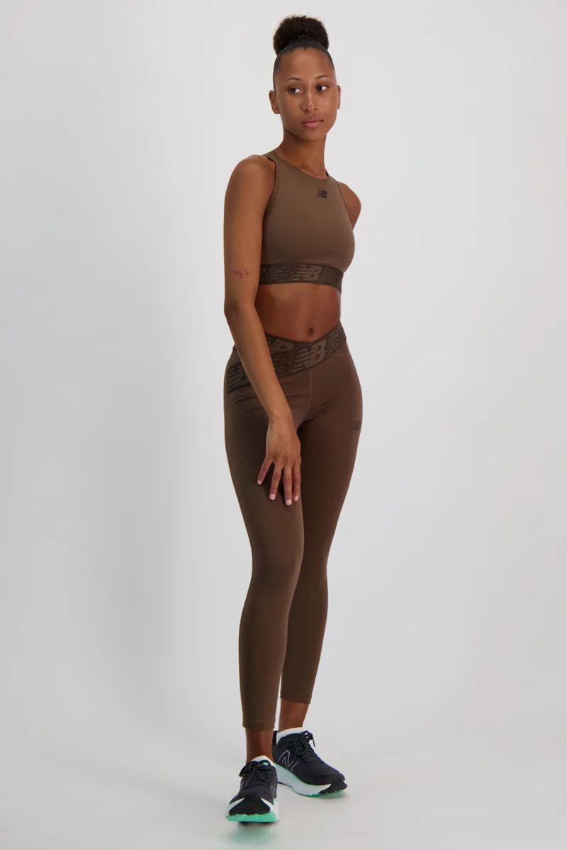 New Balance Relentless Crop Medium Damen Sport-BH