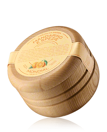 Mondial 1908 Shaving Care Mandarino e Spezie Cream Wooden Bowl 140ml