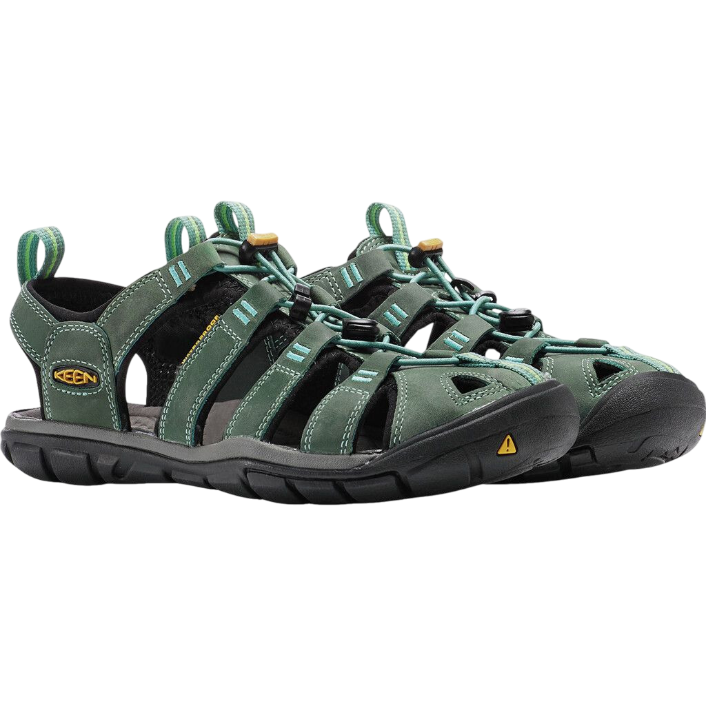 Sandalen Clearwater CNX Leather mineral blue/yellow
