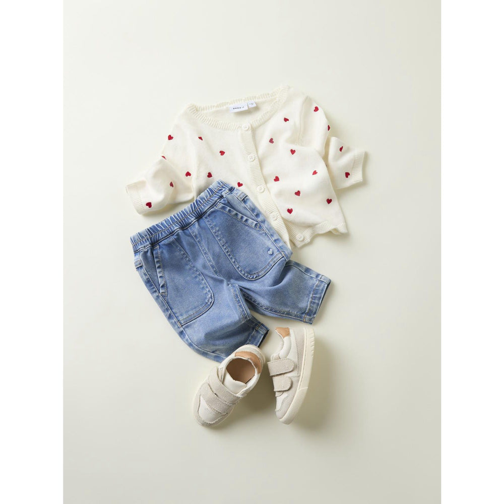 Køb Name It Cloud Dancer Fisilly Strik Cardigan