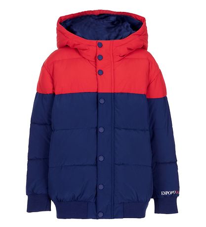 Emporio Armani Dynejakke - Blå/R?d