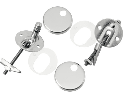 REIKA toiletzitting Mino, matzwart, roestvrijstalen scharnieren met softclose-mechanisme en Quick&Clean