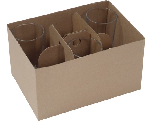 Glasinzet voor verhuisdozen, 12 stuks.
