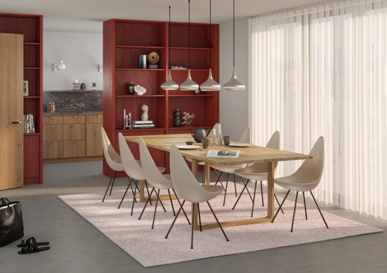 Fritz Hansen Drop Chair stoel Zwart