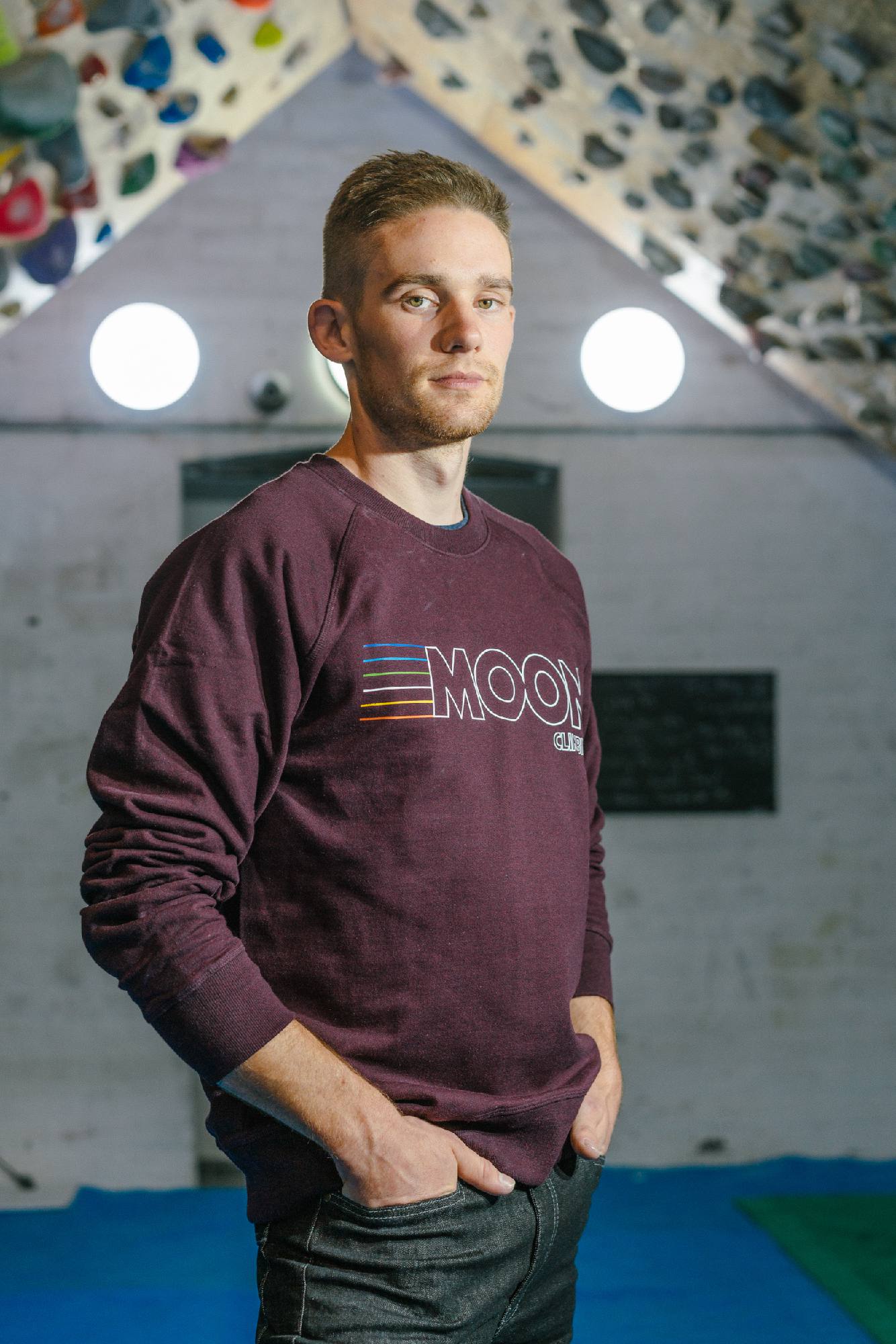Moon Climbing Moon Crew Neck Sweat