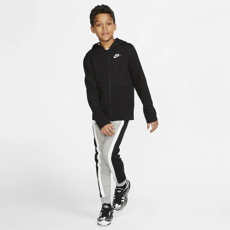 Nike Sportswear Club Full-Zip hættetrøje Sort