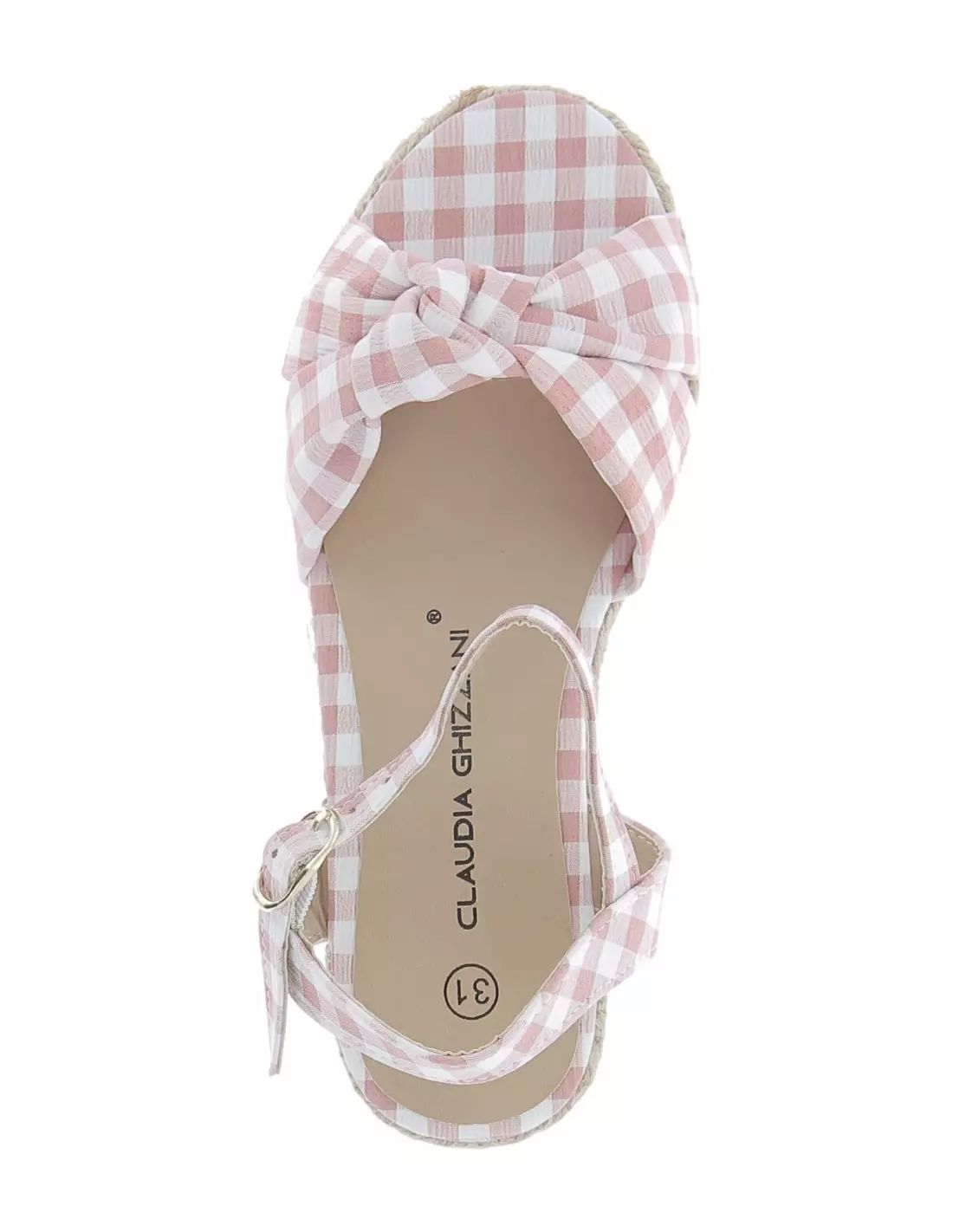 CLAUDIA GHIZZANI 1AN0061002 - Sandales & nu-pieds OLDPINK-WHITE-TEXT