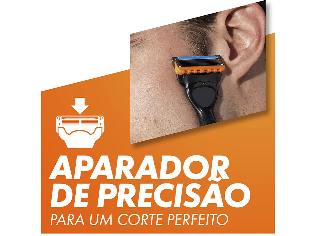 MÁQUINA DE BARBEAR FUSION5 POWER GILLETTE