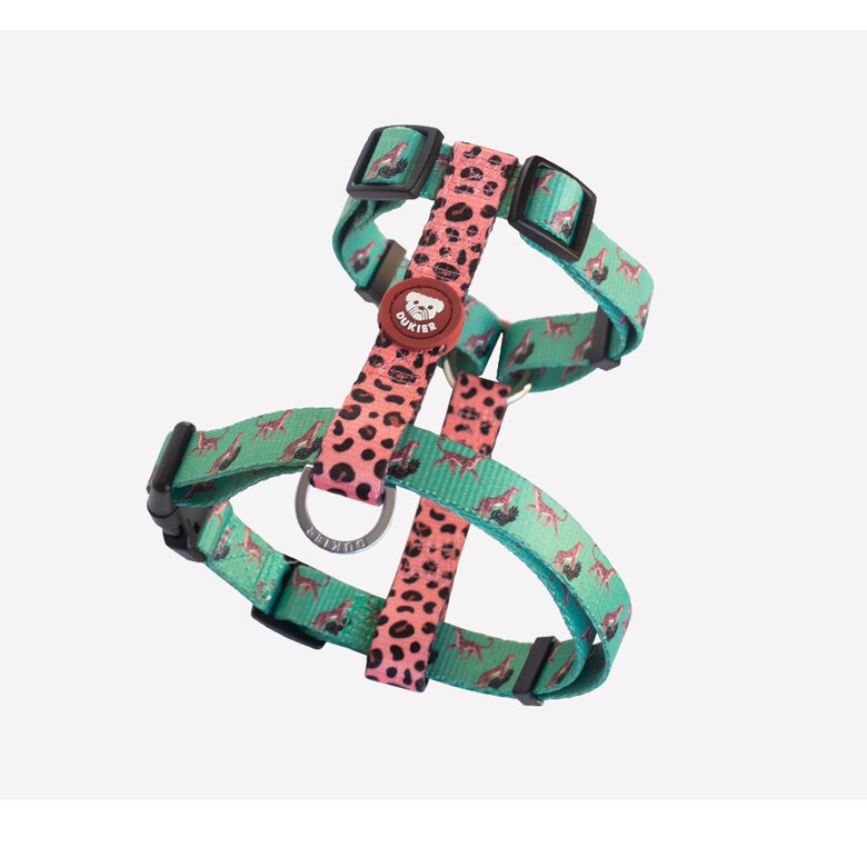 Coleira Dukier Classic com Estampa de Leopardo para Cães