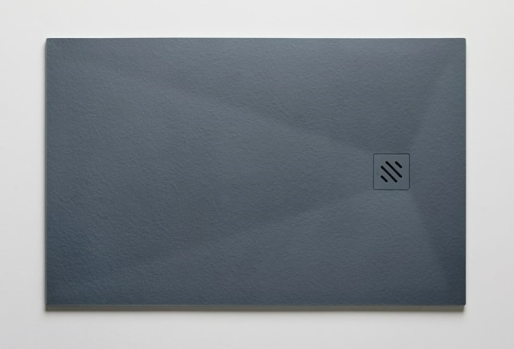 Resigres Zero douchebak 120x80cm antraciet mat composiet