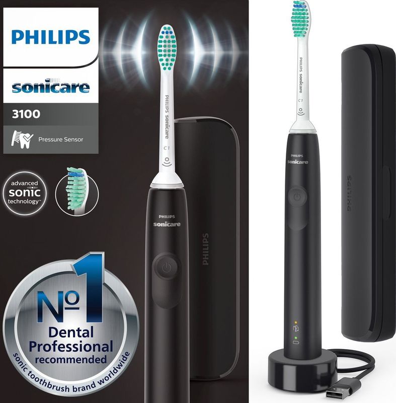 Philips - Sonicare ProtectiveClean 3100 - Elektrische Tandenborstel - Wit - Geavanceerde Technologie