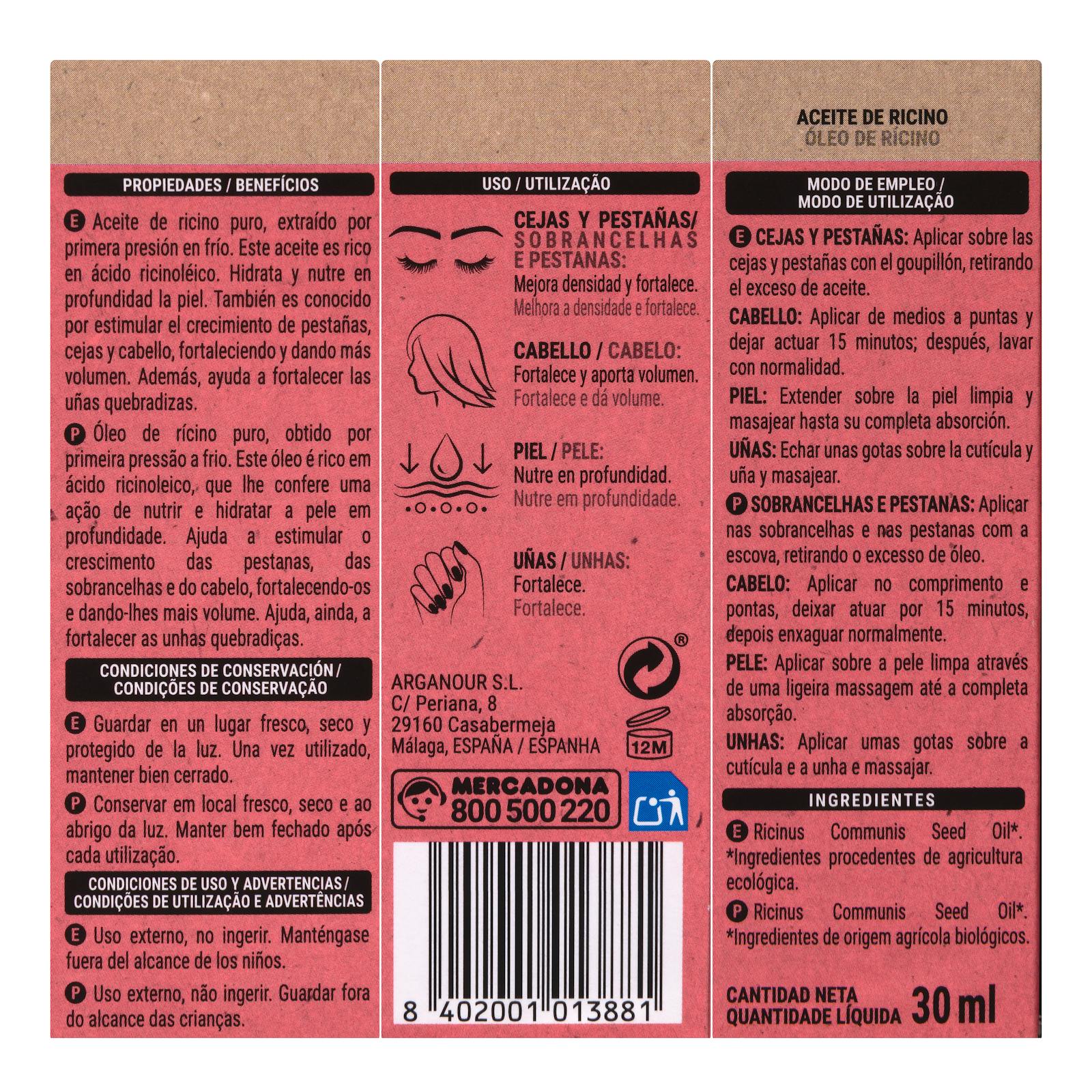 Huile de ricin Deliplus