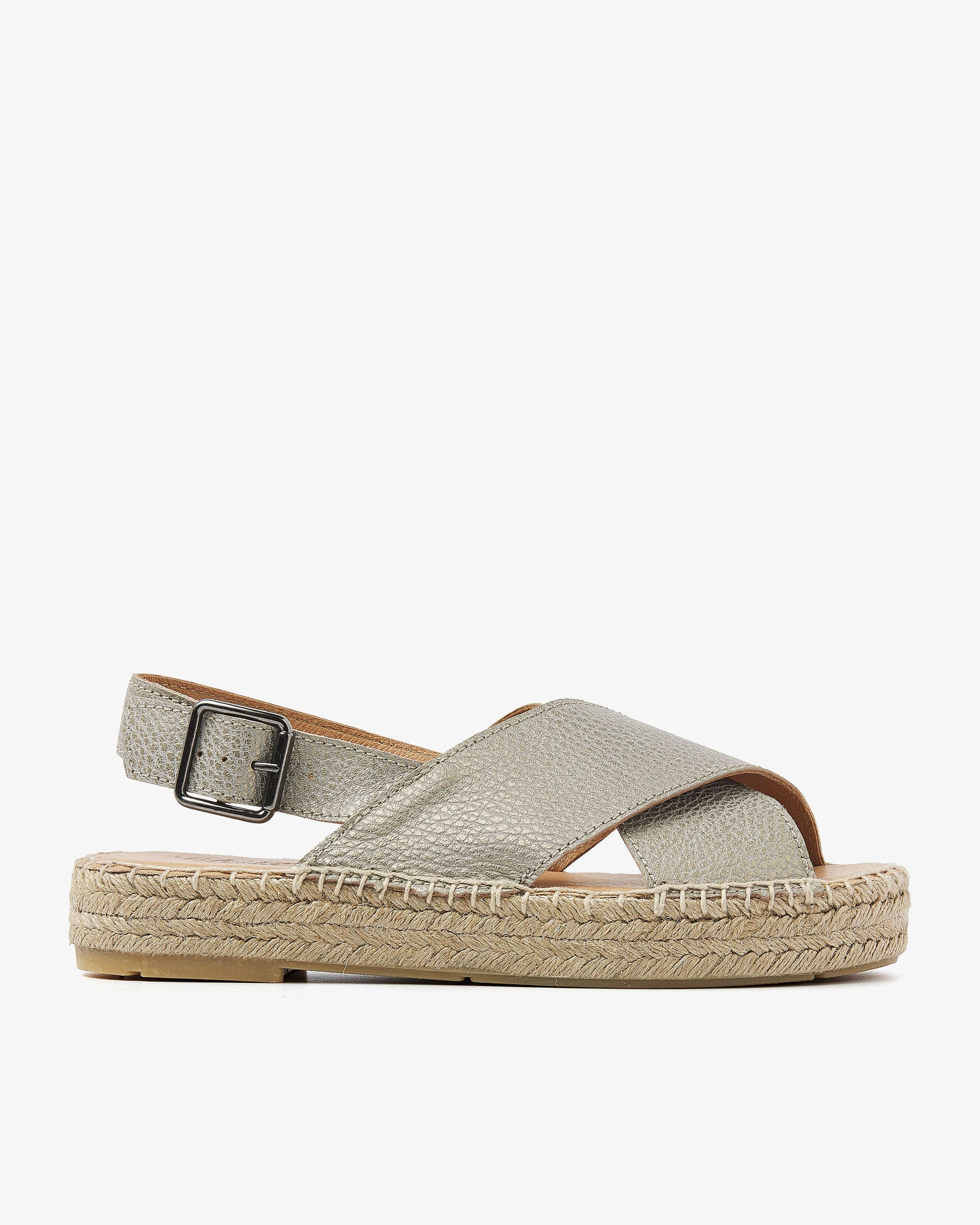 VIA VAI grijze espadrilles Mondi Isabella