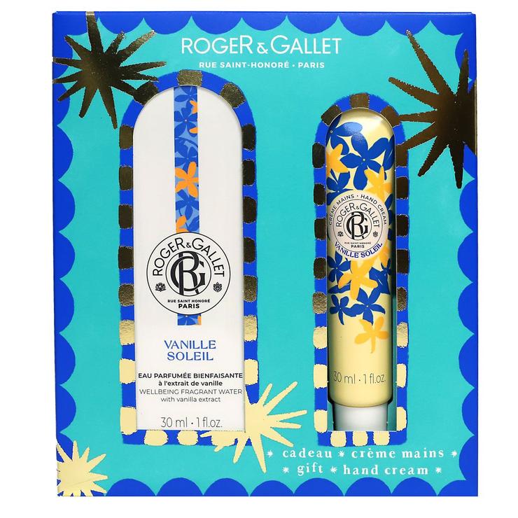 Coffret Vanille soleil eau parfumée Bienfaisante 30ml + creme mains 30ml offert
