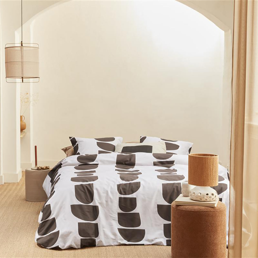 vtwonen Moons Dekbedovertrek 240 x 200/220 cm - Bruin