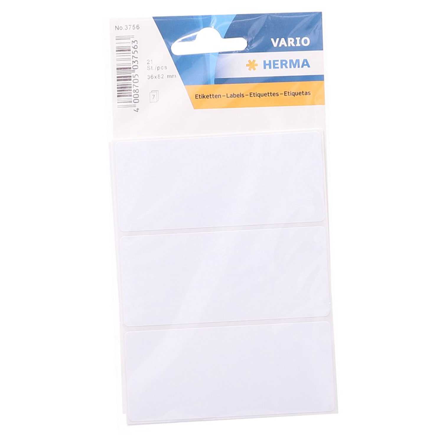 Herma Vielzweck-Etiketten weiß 36 x 82 mm 21 Stück
