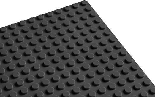(25.5x25.5cm) Basis Bauplatte Noppen Grund Platte für Spielzeug Bausteine - Dunkelgrün