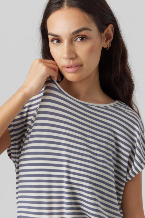 Vero Moda blauwe dames t-shirt