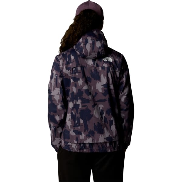 Veste running THE NORTH FACE W MA WIND TRACK TOP MIDNIGHT MAUVE PAINTED