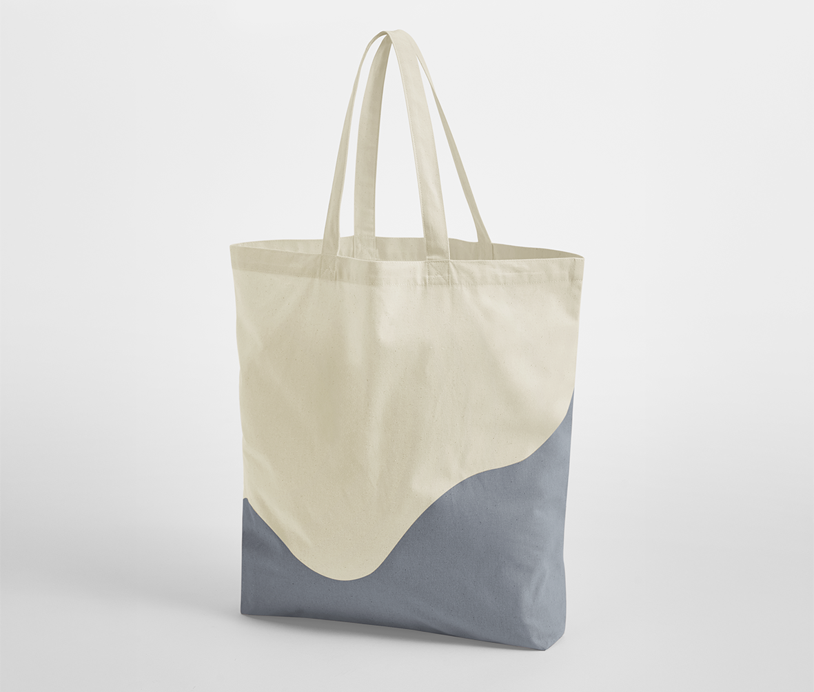 WESTFORD MILL WM235 - Sac shopping imprimé vague