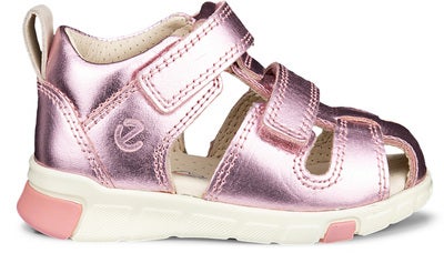 Ecco Mini Stride Sandaler, Old Rose Metallic