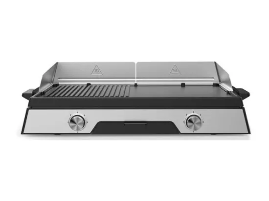 Plancha électrique KITCHEN CHEF KCP.PLANCHA-GRILDUO2200