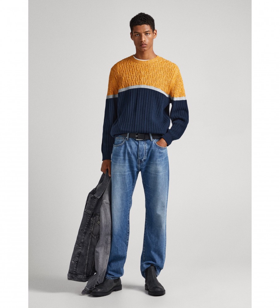 Pepe Jeans Camisola Silvano azul marinho