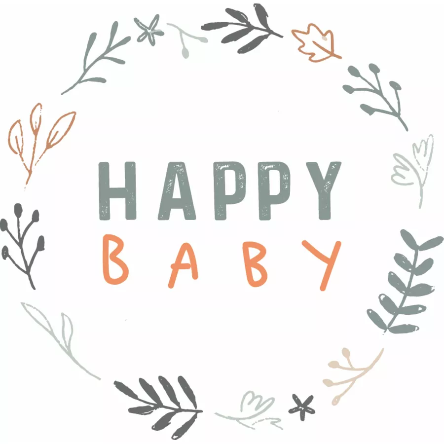 Liliput Langarmbody Happy Baby weiß