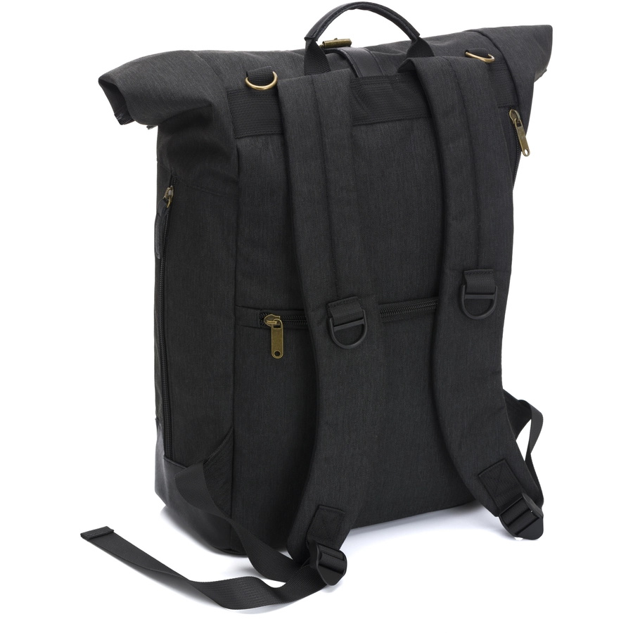 Fillikid Wickelrucksack Rolltop Berlin schwarz